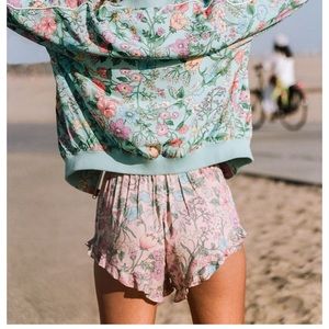 Spell Sayulita floral bomber jacket Large: Flower Child campaign